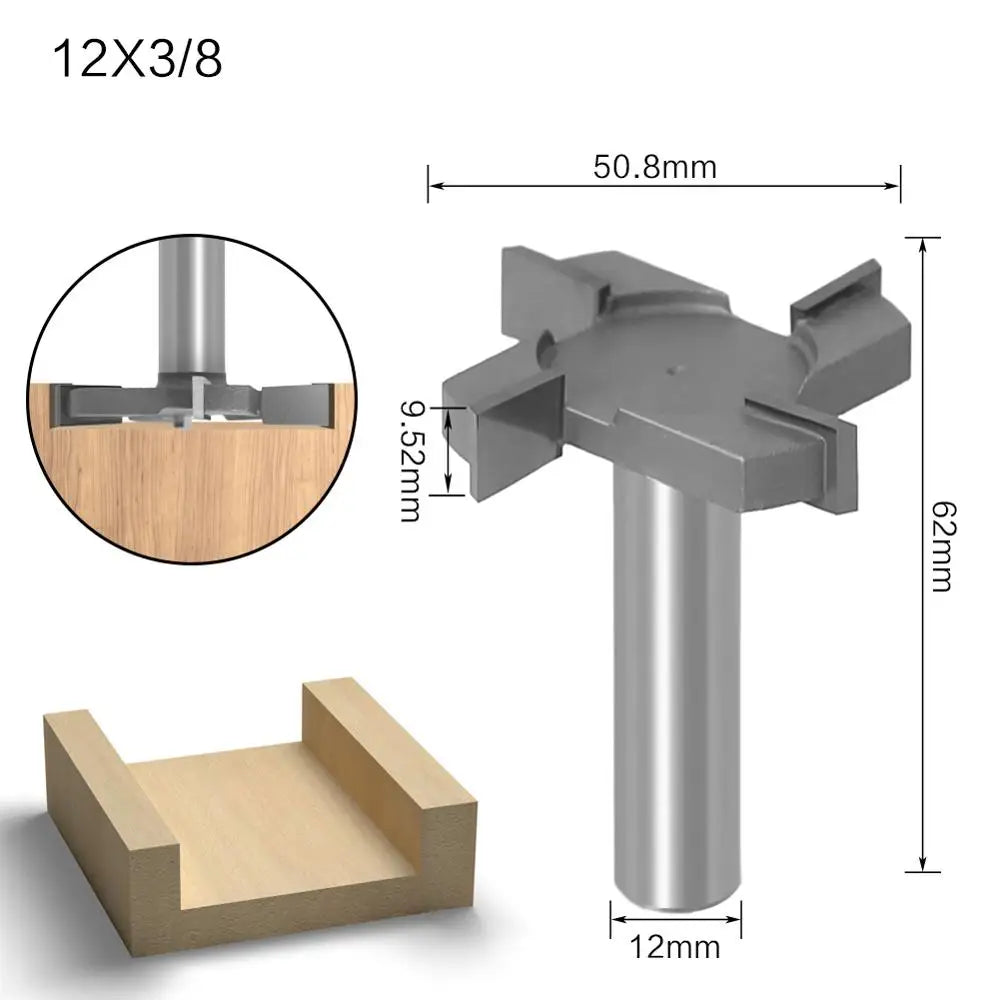 4-flute T-shaped Grooving Milling Cutter BL-TL633