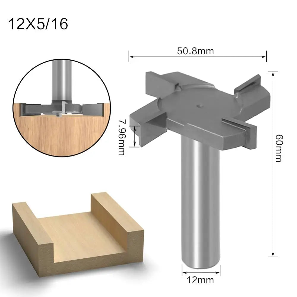 4-flute T-shaped Grooving Milling Cutter BL-TL633