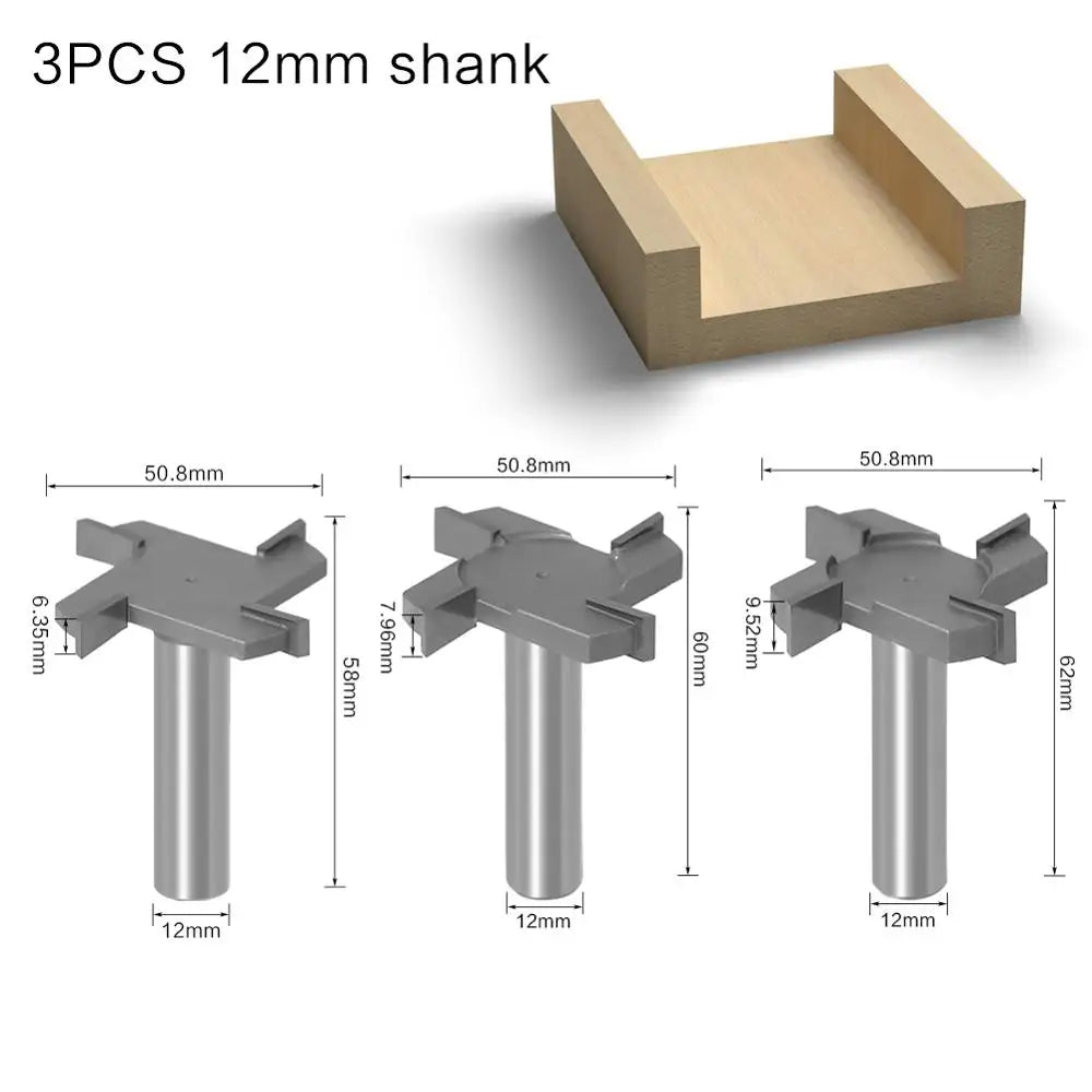 4-flute T-shaped Grooving Milling Cutter BL-TL633