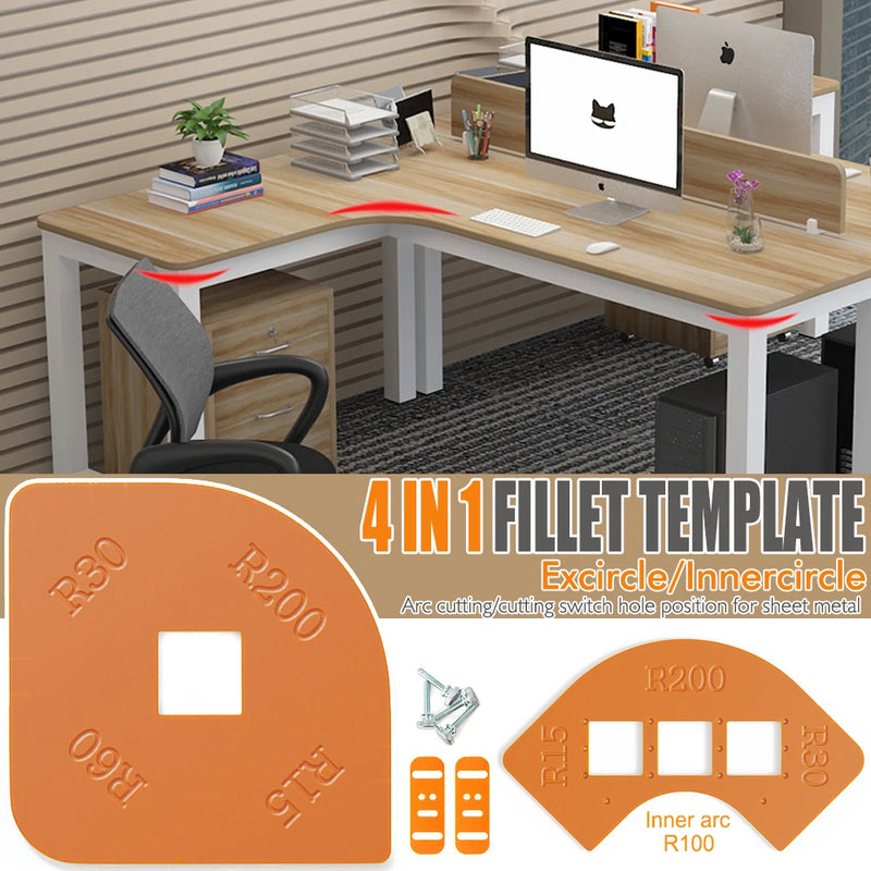 Woodworking Fillet Radius Template BL-TL297