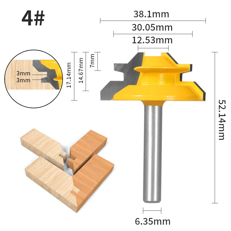 1pcs 45° Degree Lock Bevel Milling Cutter BL-TL84