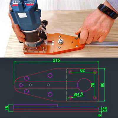 Circle Cutting Jig Woodworking Tools BL-TL80