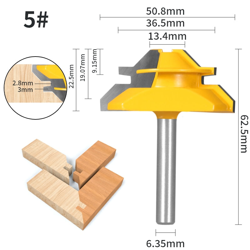 1pcs 45° Degree Lock Bevel Milling Cutter BL-TL84