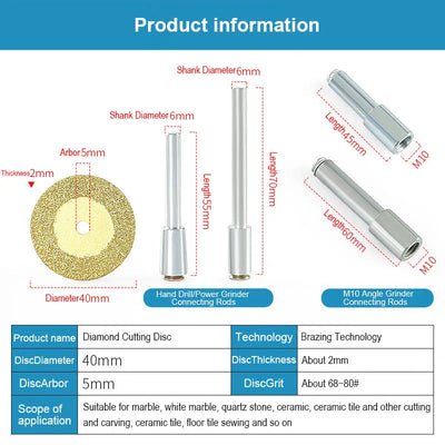 40mm Diamond Cutting Blade BL-TL304