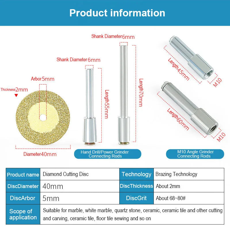 40mm Diamond Cutting Blade BL-TL304