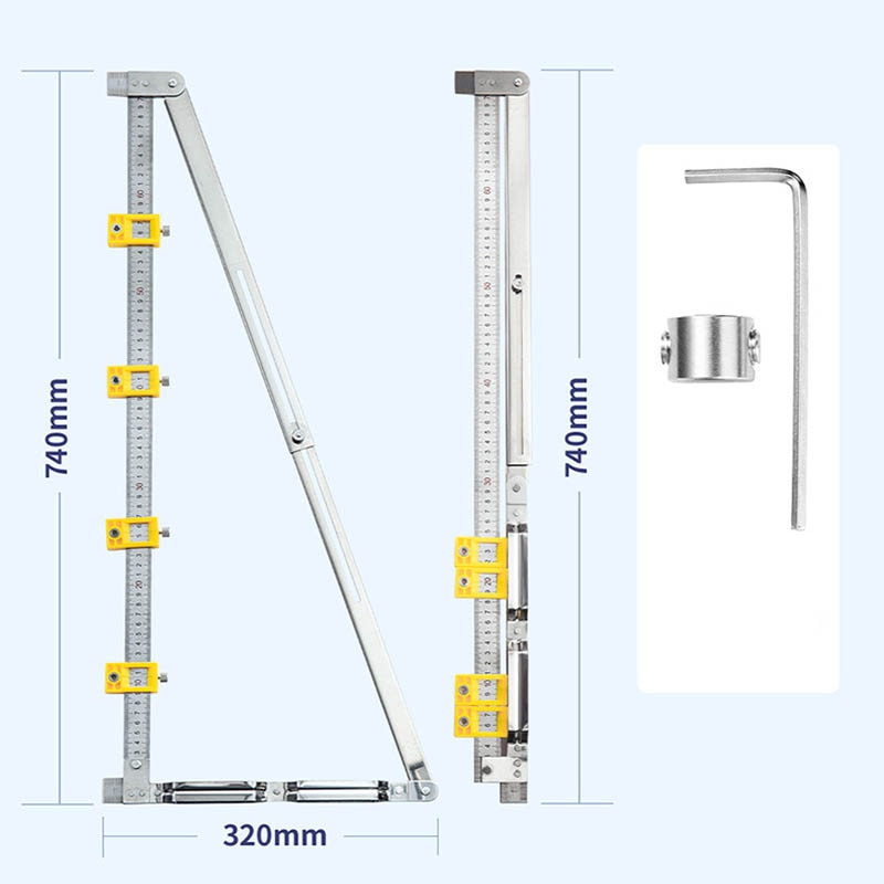 2-in-1 Invisible Fastener Positioning Punch Tool BL-TL147