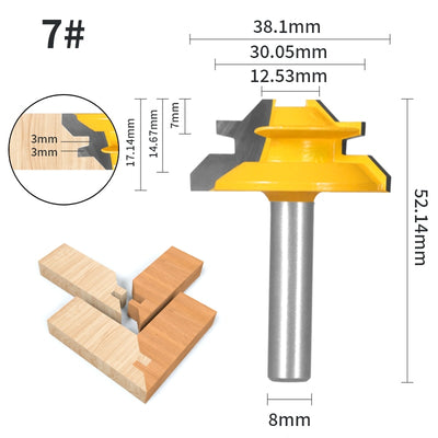 1pcs 45° Degree Lock Bevel Milling Cutter BL-TL84