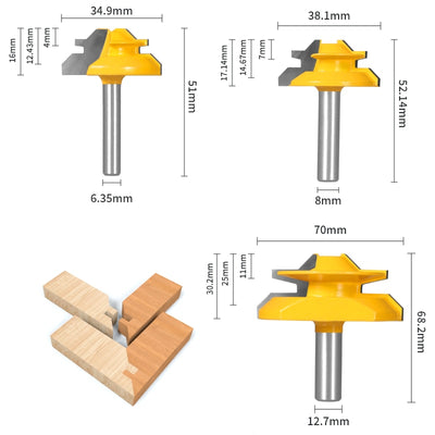 1pcs 45° Degree Lock Bevel Milling Cutter BL-TL84