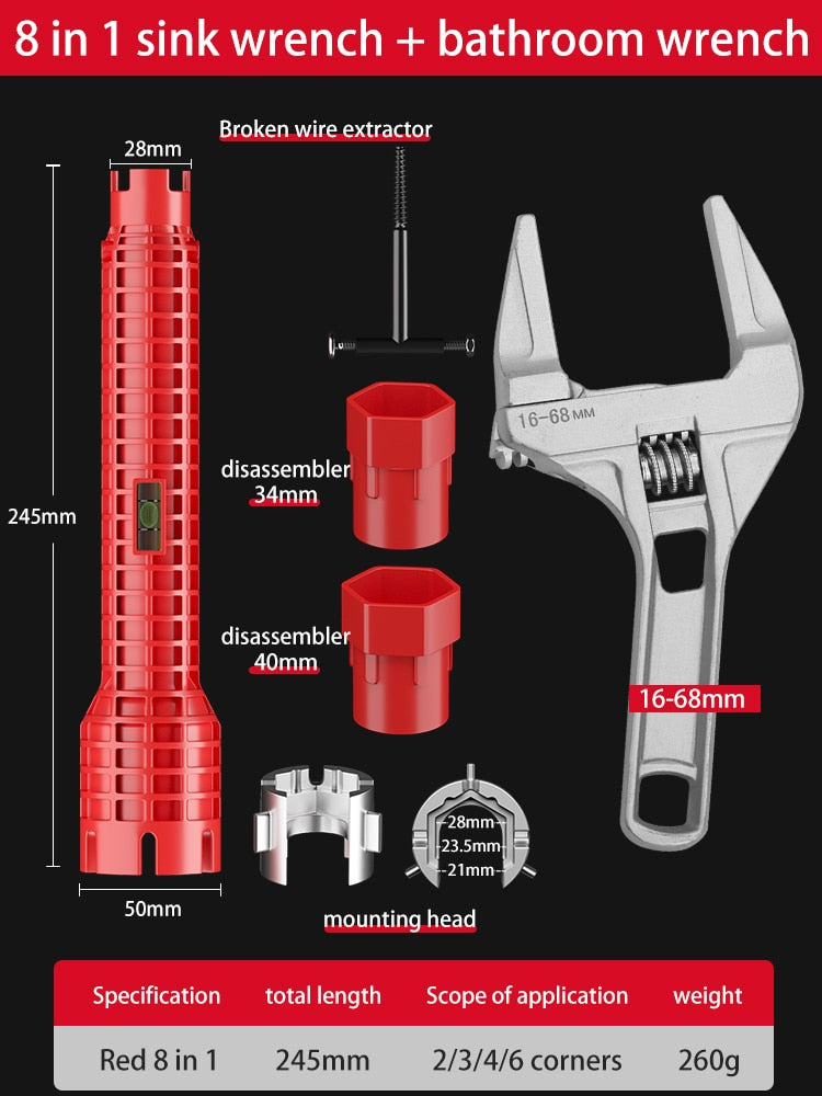 18 in 1 Repair Plumbing Tools Set BL-TL159