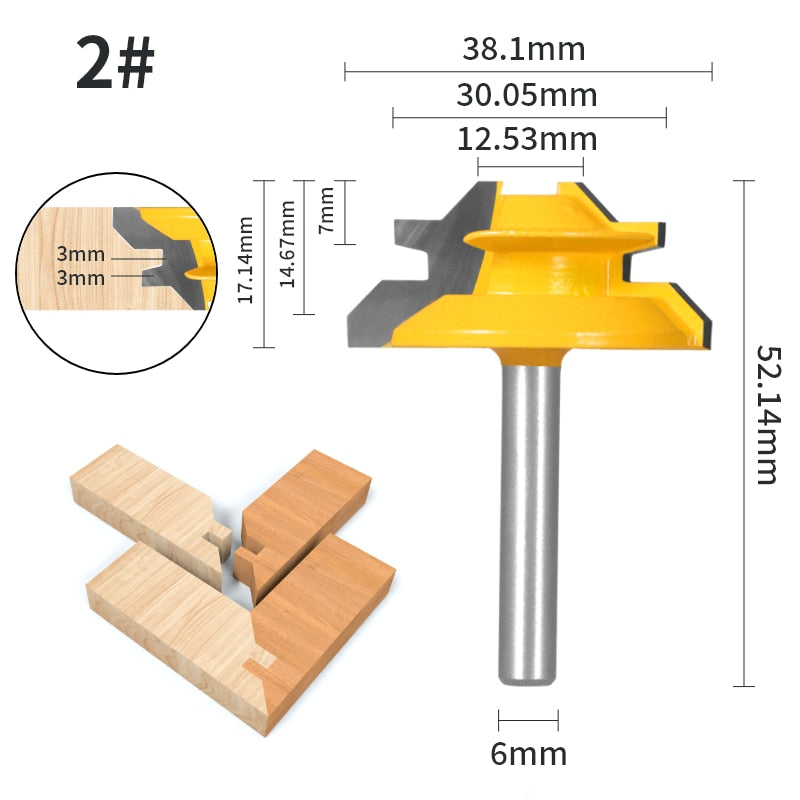 1pcs 45° Degree Lock Bevel Milling Cutter BL-TL84