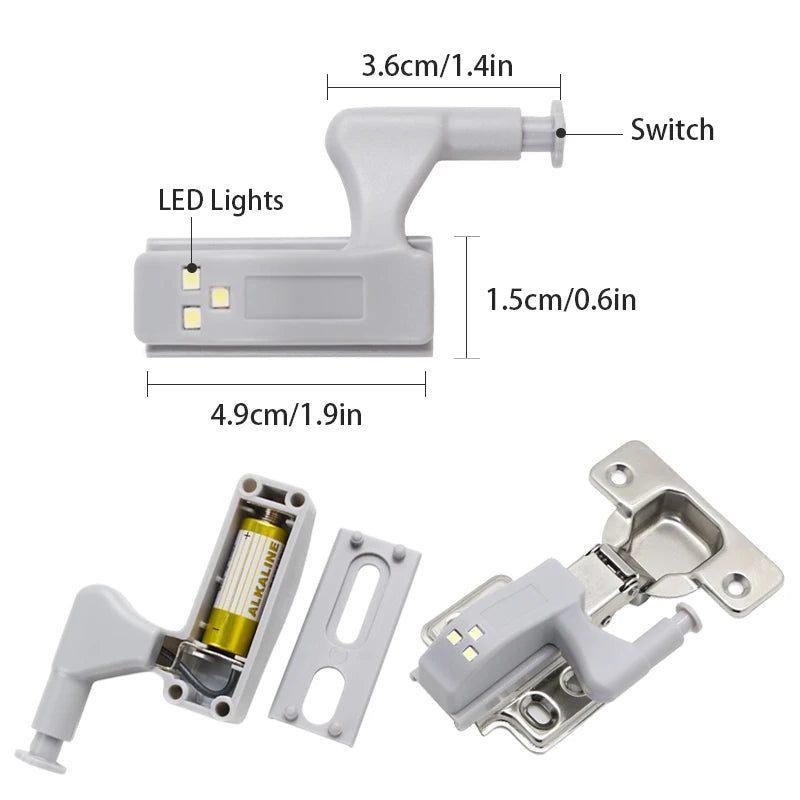 10 PCS LED Sensor Cabinet Light BL-TL618