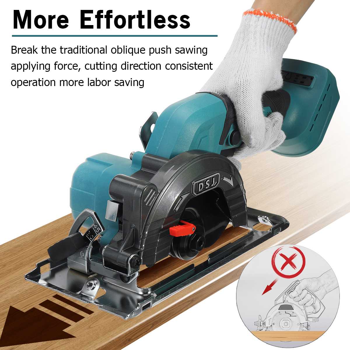 Brushless Cordless Electric Circular Saw Cutting Machine BL-TL171