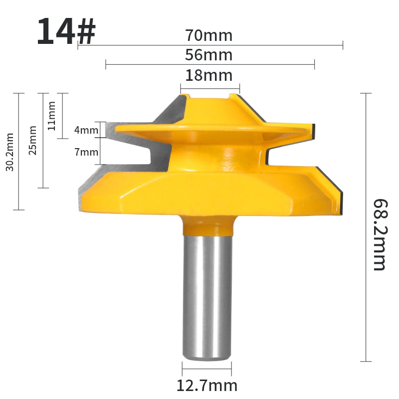 1pcs 45° Degree Lock Bevel Milling Cutter BL-TL84