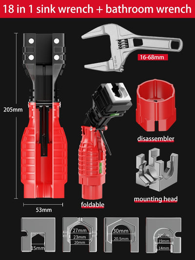 18 in 1 Repair Plumbing Tools Set BL-TL159