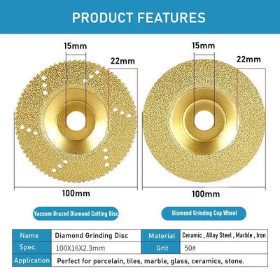 4" 100mm Diamond Cutting Disc BL-TL335