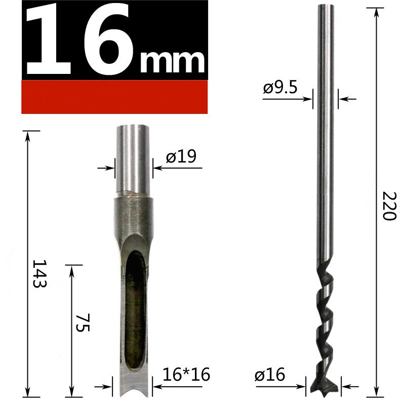 6-30mm Square Hole Drill and Bracket BL-TL26