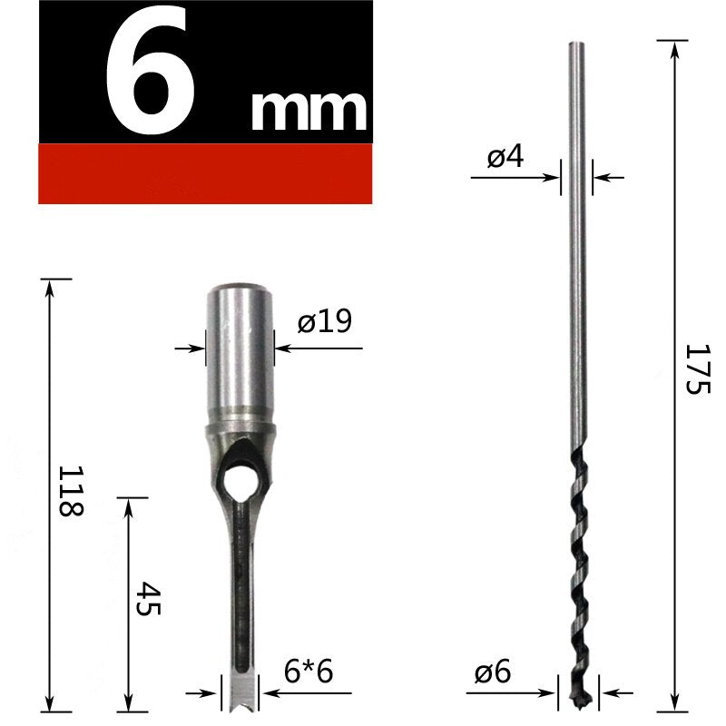 6-30mm Square Hole Drill and Bracket BL-TL26