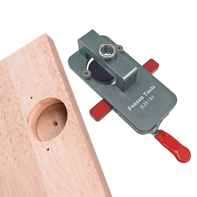 Concealed Hinge Jig 26mm/35mm Hinge Boring Bit Woodworking Drilling Guide Locator BL-TL11