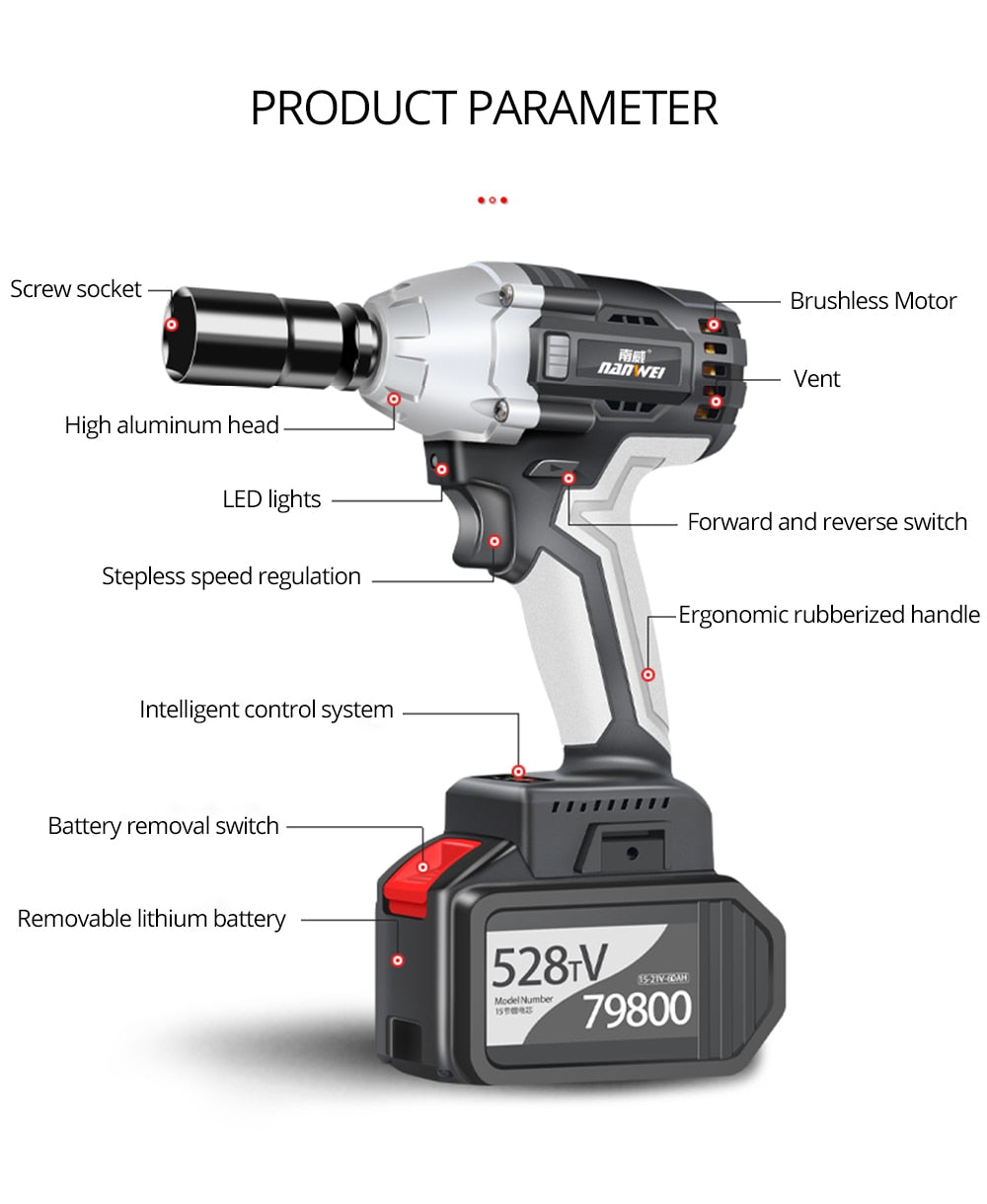 Cordless Electric Wrench BL-TL64 – FSBOLING