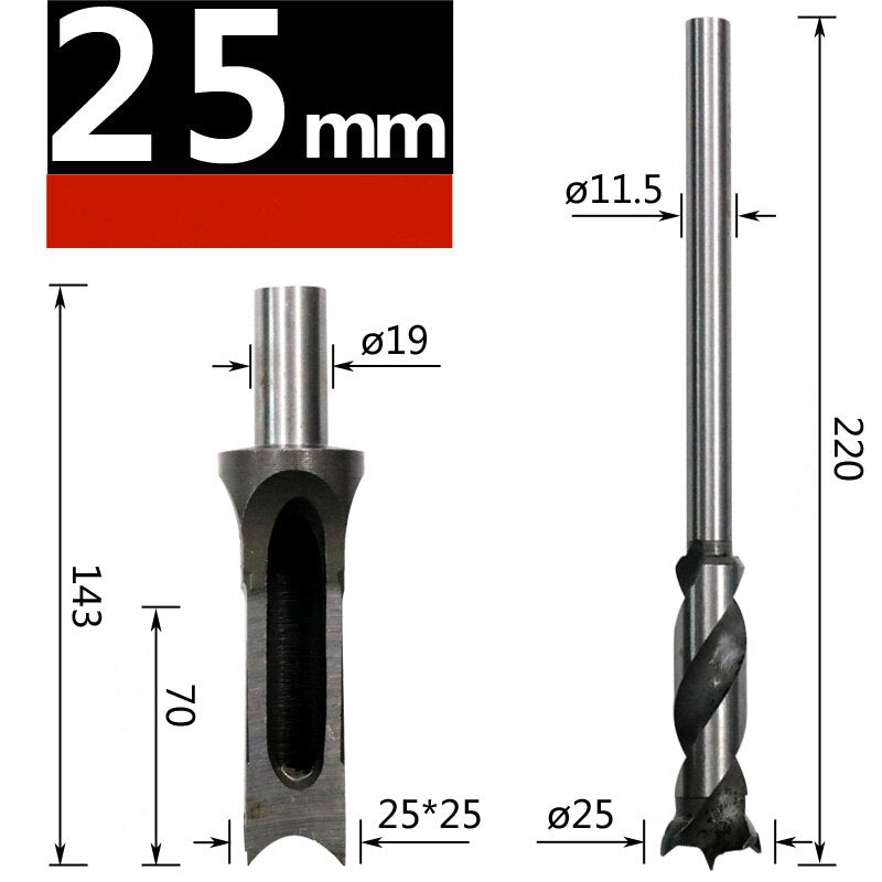 6-30mm Square Hole Drill and Bracket BL-TL26