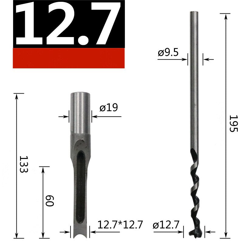 6-30mm Square Hole Drill and Bracket BL-TL26