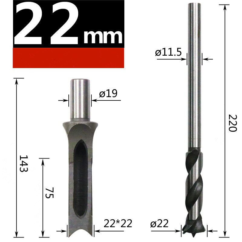 6-30mm Square Hole Drill and Bracket BL-TL26