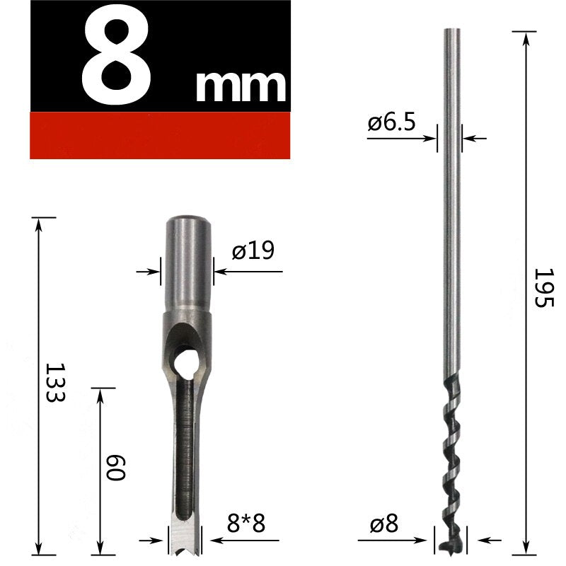 6-30mm Square Hole Drill and Bracket BL-TL26