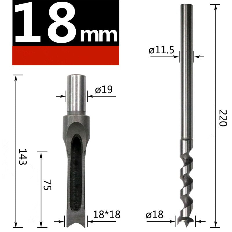 6-30mm Square Hole Drill and Bracket BL-TL26