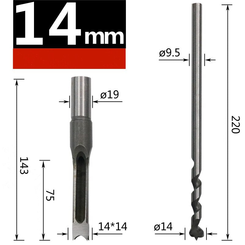 6-30mm Square Hole Drill and Bracket BL-TL26