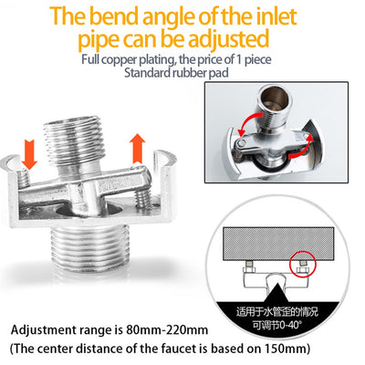 Adjustable Inlet & Outlet Pipe Angle Faucet Accessories BL-TL101