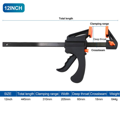 6/8/10/12/18/24/30 Inch Work Bar F Clamp BL-TL38