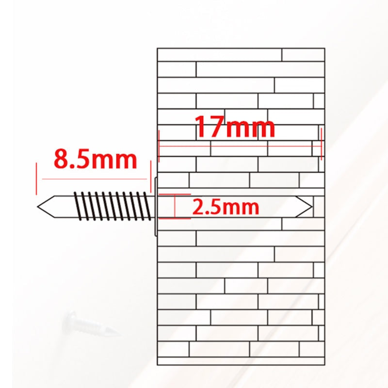 100pcs Hardware Carbon Steel Nails Nails BL-TL130