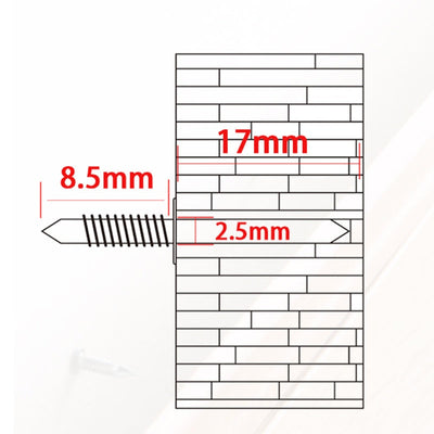 100pcs Hardware Carbon Steel Nails Nails BL-TL130