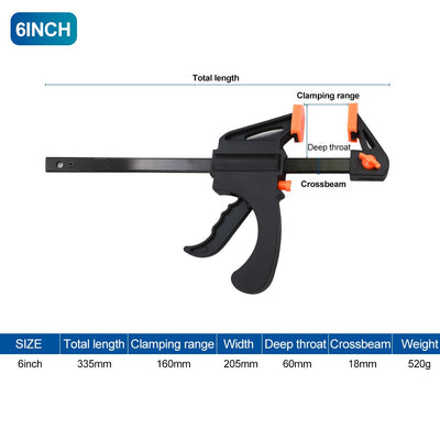 6/8/10/12/18/24/30 Inch Work Bar F Clamp BL-TL38