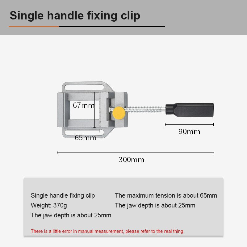 Adjustable 90° Right Angle Metal Corner Clip BL-TL37